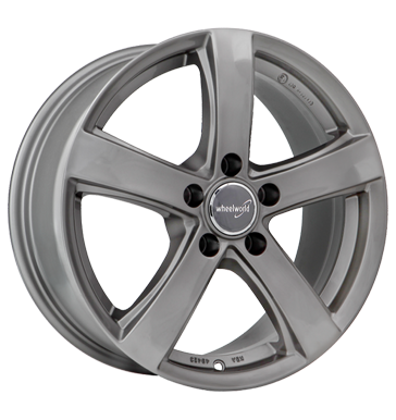 pneumatiky - 7.5x17 5x108 ET44 Wheelworld WH24 grau / anthrazit daytona grau chlapec Rfky / Alu baterie ocelov kola Autodlna