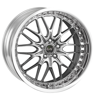 pneumatiky - 7.5x18 4x100 ET39 Work Rezax II RFF chrom chrom mikiny Rfky / Alu ALCOA MIGLIA pneus