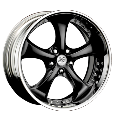 pneumatiky - 8.5x18 5x108 ET39 Work VS-KF schwarz schwarz zvodn auto Rfky / Alu ostatn Wheelworld disky