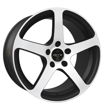 pneumatiky - 8.5x18 5x130 ET52 Zerra EVO RS schwarz schwarz matt frontpoliert matt Vyloucen Rfky / Alu prce AUTEC pneu